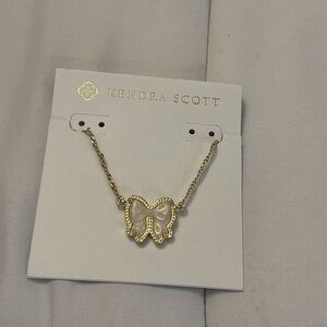 Kendra Scott Gold Butterfly Pendant Necklace